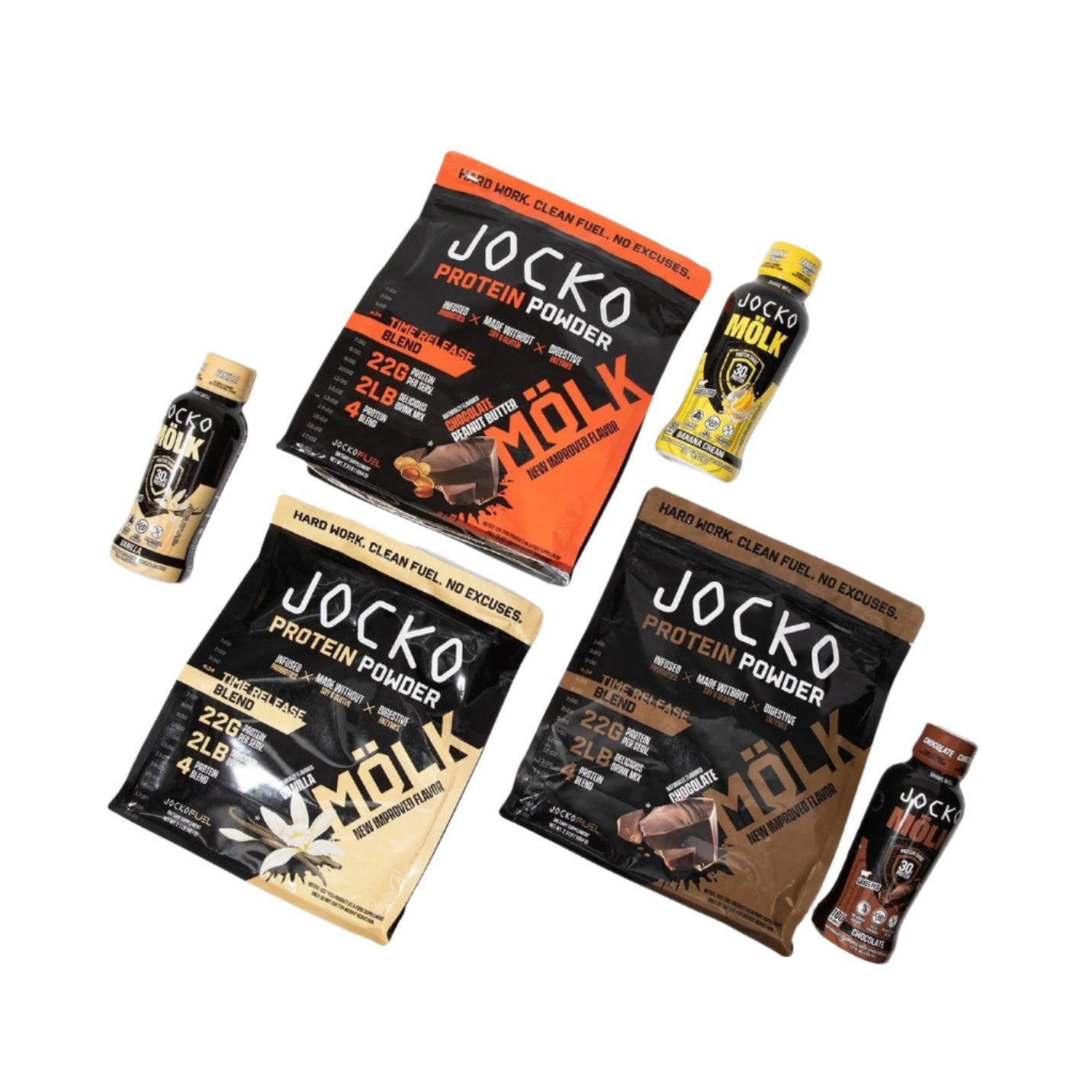 Jocko Mölk 30g Grass Fed Protein Shakes