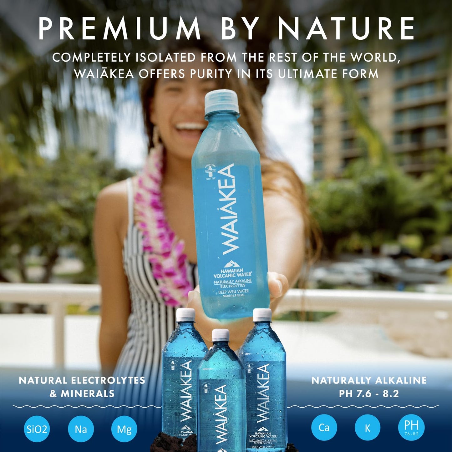 Hawaiian Volcanic Water - Naturally Alkaline Water