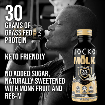 Jocko Mölk 30g Grass Fed Protein Shakes