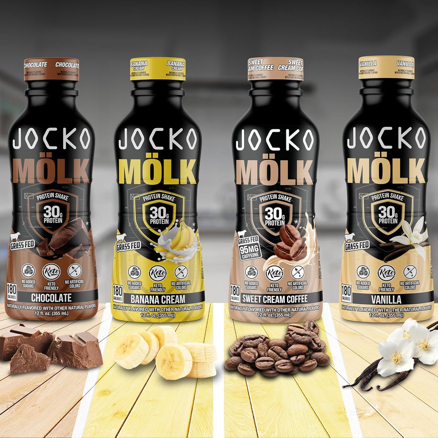 Jocko Mölk 30g Grass Fed Protein Shakes