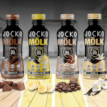 Jocko Mölk 30g Grass Fed Protein Shakes